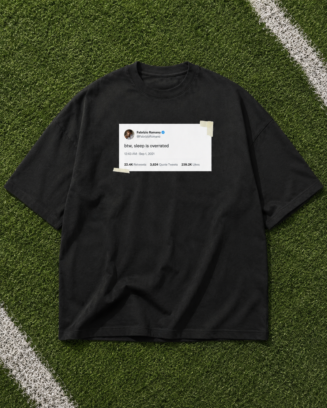 Sleep Is Overrated Oversized Tee