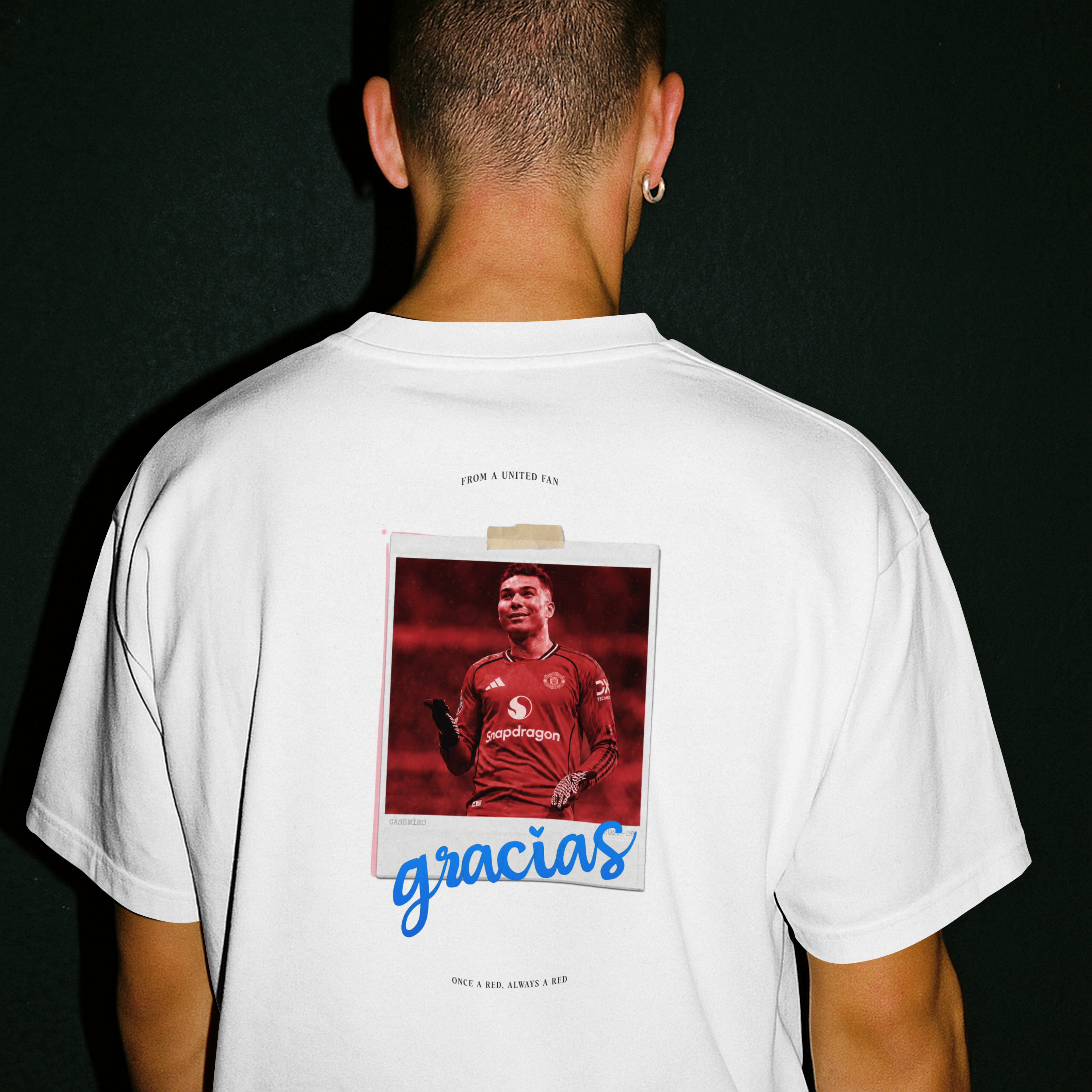Casemiro Manchester United Farewell Oversized Tee