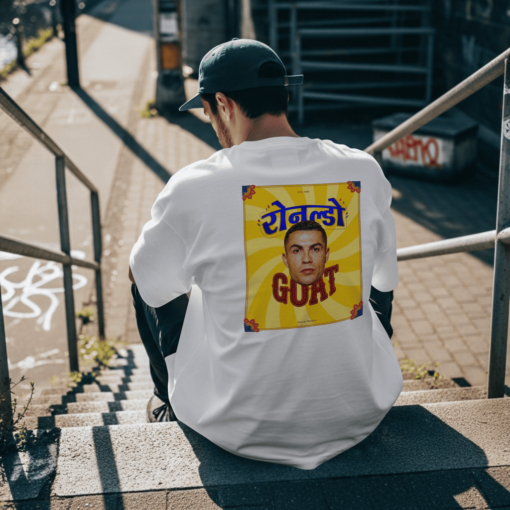 Ronaldo Desi GOAT Oversized Tee