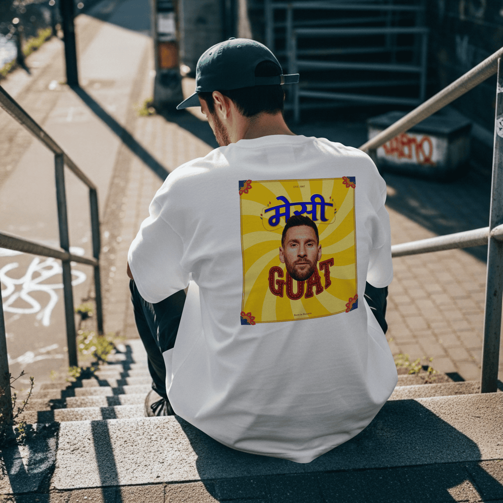 Messi Desi GOAT Oversized Tee