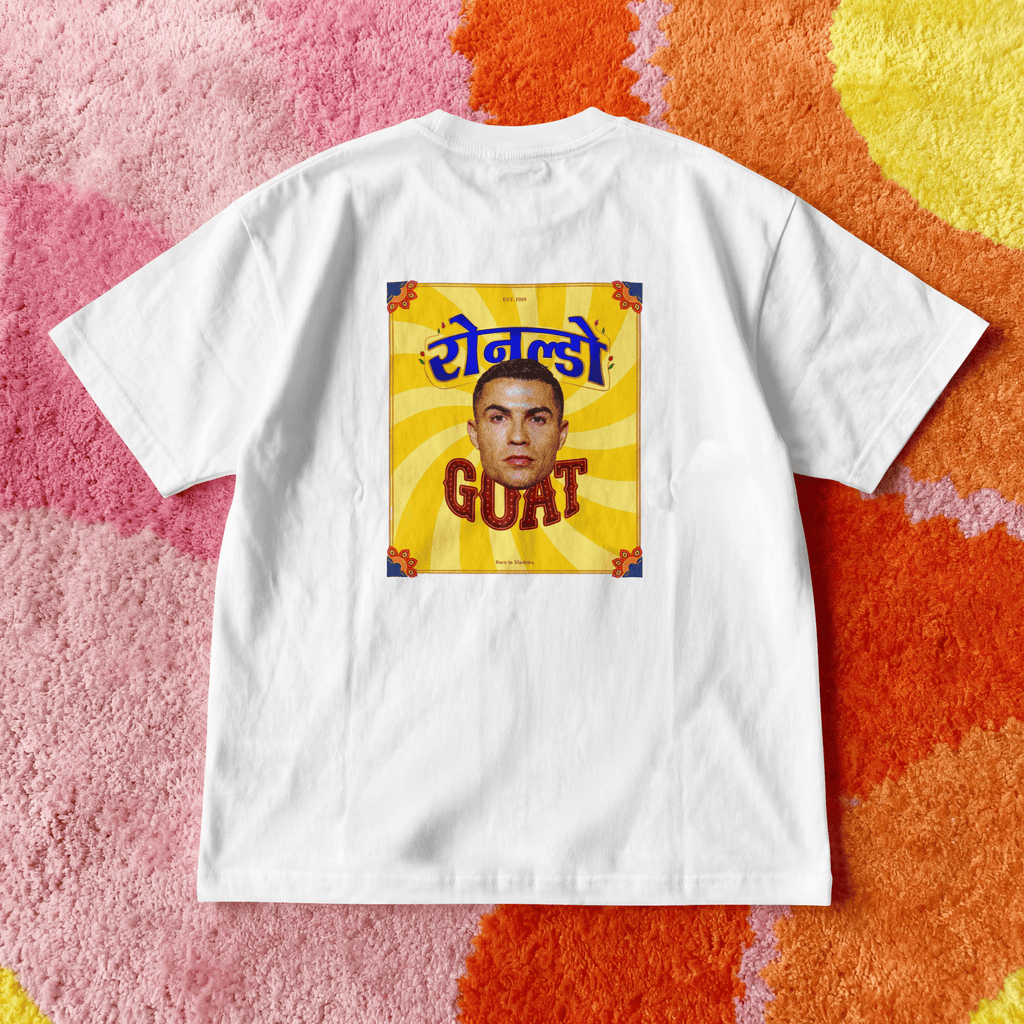 Ronaldo Desi GOAT Oversized Tee