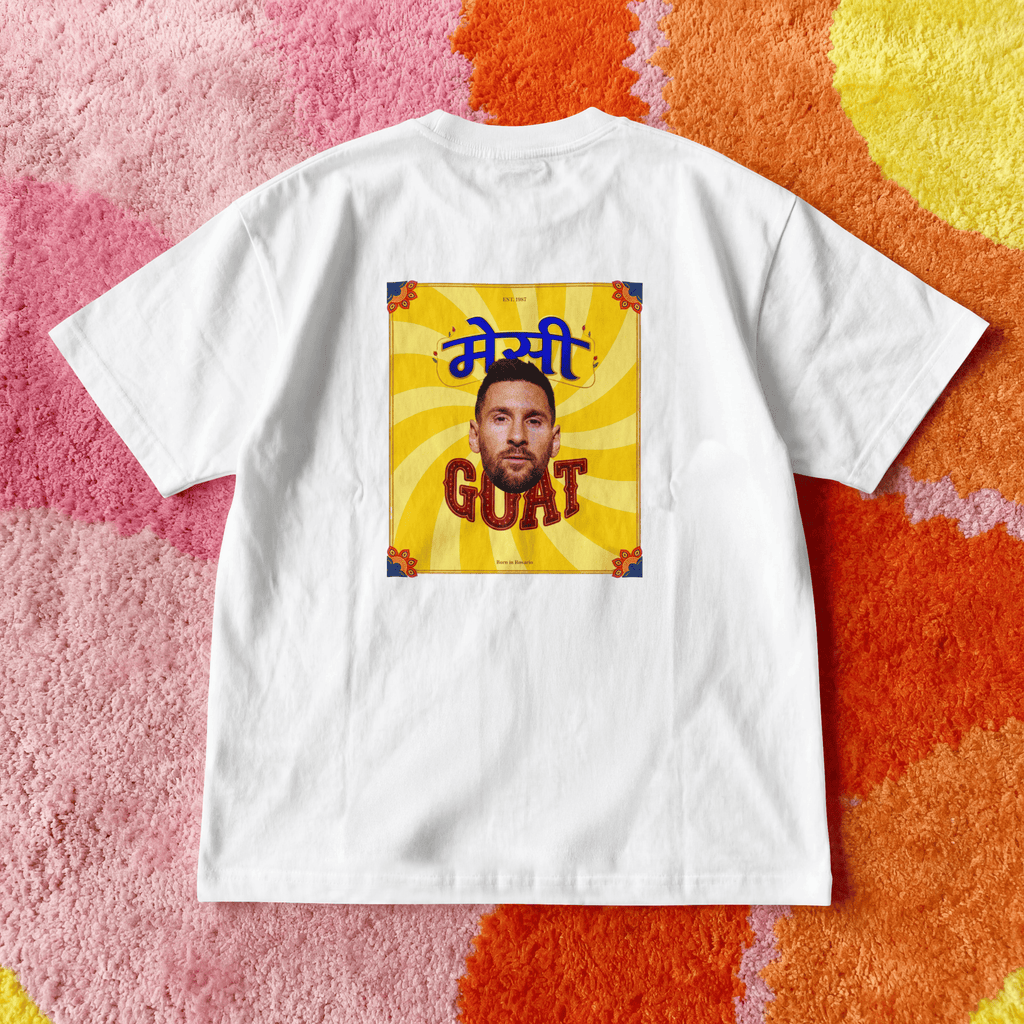 Messi Desi GOAT Oversized Tee
