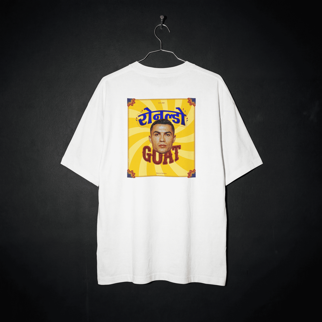 Ronaldo Desi GOAT Oversized Tee