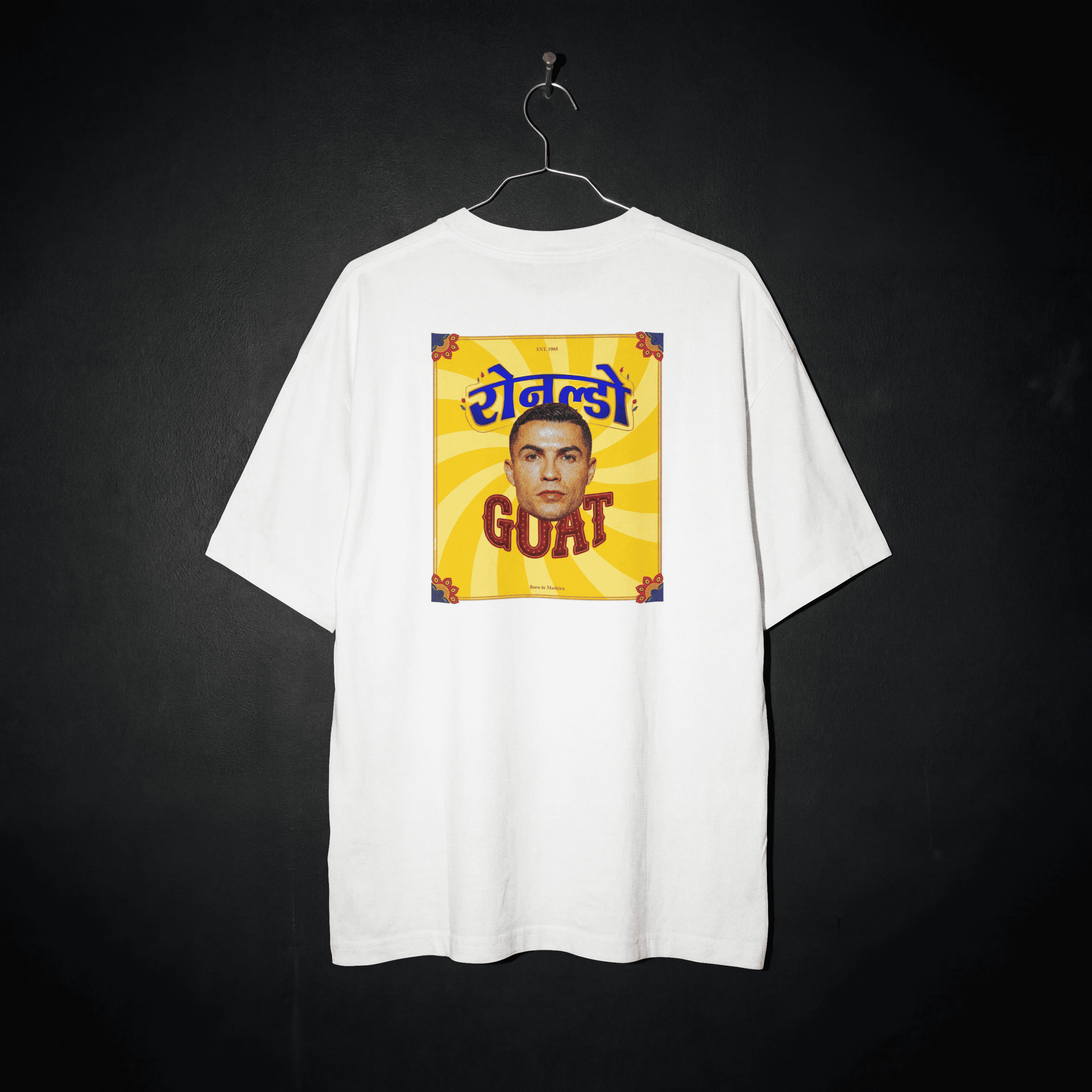 Ronaldo Desi GOAT Oversized Tee