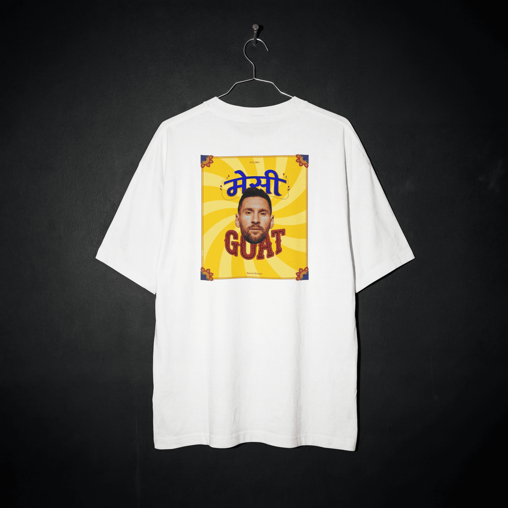 Messi Desi GOAT Oversized Tee