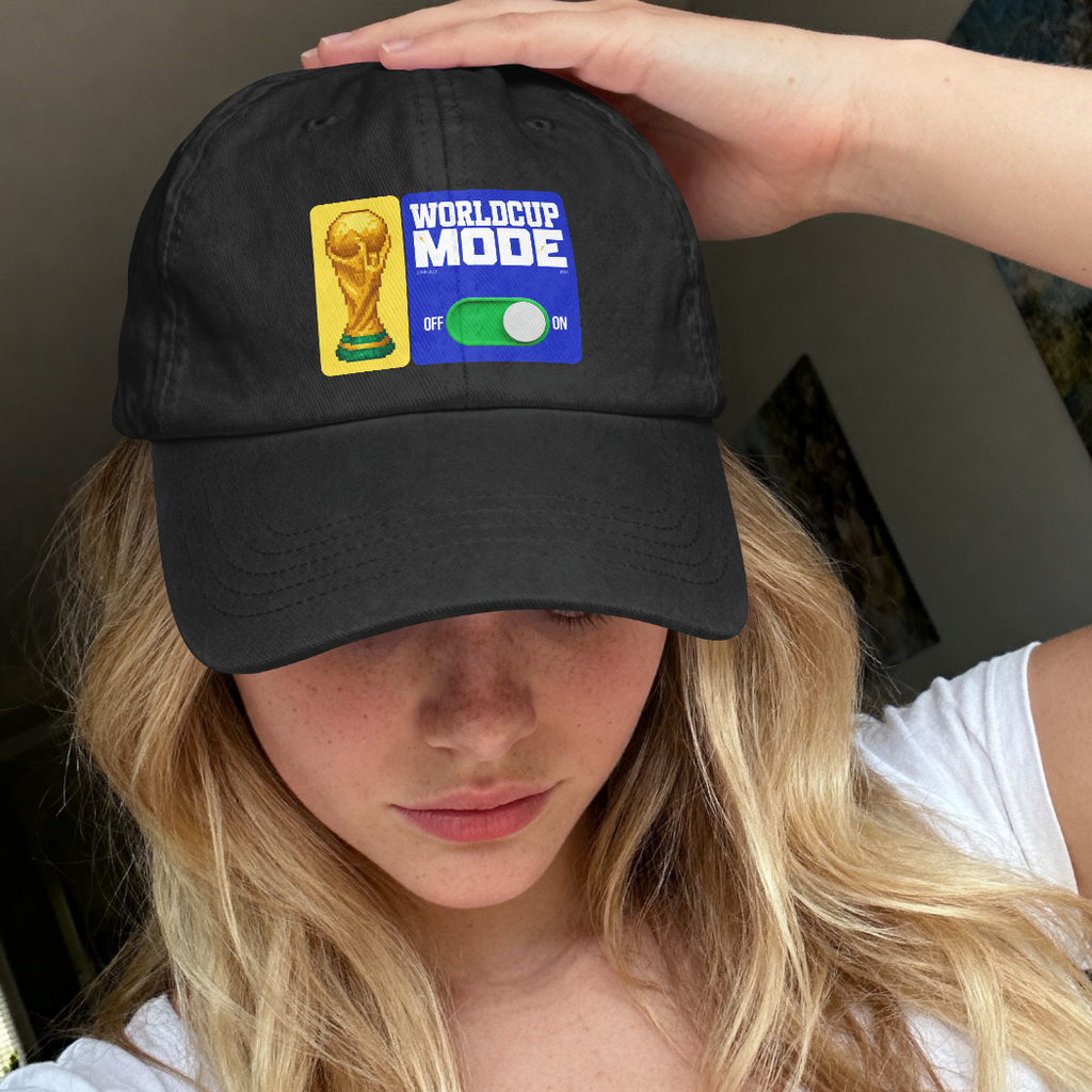 The World Cup Mode ON Cap – Black